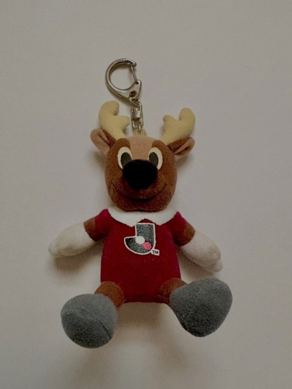 Japanese Soccer Team Deer Kashima Antlers Shikao Plush Purse Dangler Keychain